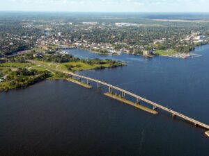 Services the bay between belleville